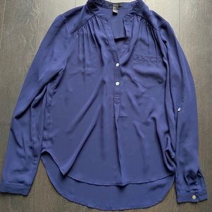 Navy blue blouse